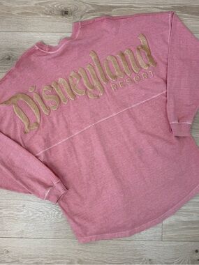 Disneyland Resort Pink Glitter Long Sleeve Spirit Jersey
